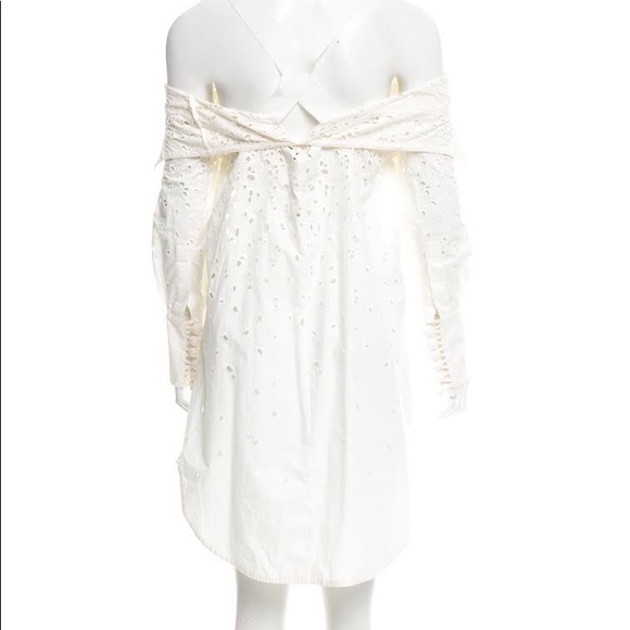 PROENZA SCHOULER Off-the-shoulder Eyelet Dress - Picture 5 of 6